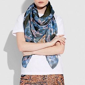 Coach X Keith Haring Metallic Square Scarf